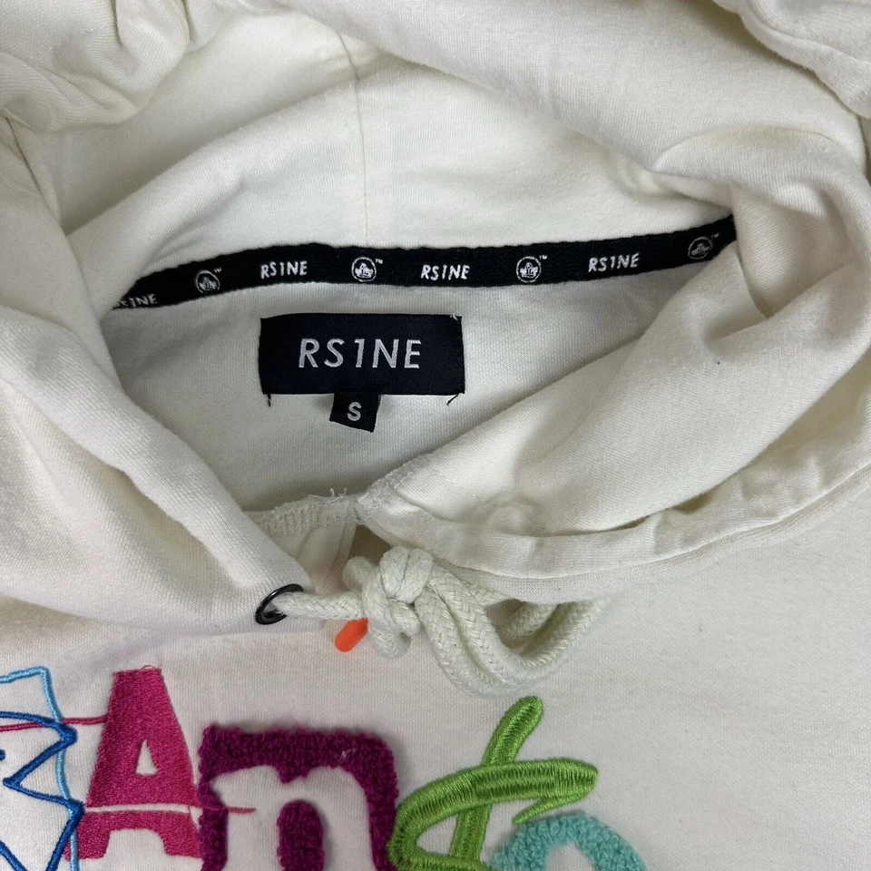 Ransom 连帽衫成人白色小号 RS1NE 20 英寸 x 25 英寸 — 第 3/4 张图片