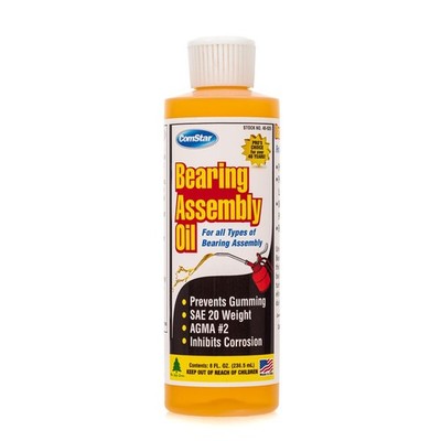 Bearing Assembly Lube Oil, 8 Oz, SAE 20 Weight, Prevents Gumming, Protects Ag...