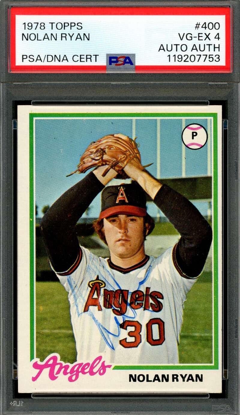 Nolan Ryan PSA DNA  Vintage Signed 1978 Topps Autograph