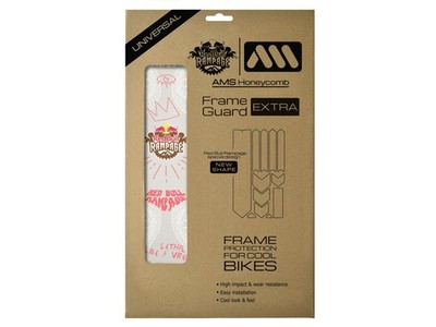 All Mountain Style AMS Frame Guard Extra-Red Bull Rampage Ridgeline White Rahmen