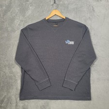 Detroit Lions Mens XL Gray Thermal Long Sleeve Shirt NFL Football Dunbrooke