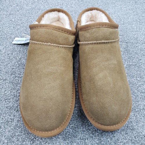 Cushionaire NUOVE scarpe hilo slip-on stivali vera pelle scamosciata marrone castagno taglia 8,5 o 9 - Foto 4 di 8