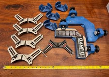 Lot Of Woodworking Corner Clamps Clamp-it Rockler Pony 9166 Bessey See Pics