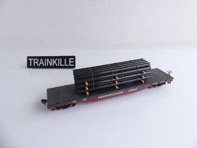 EVEMODEL HO DREHGESTELLFLACHWAGEN TYP US + SCHLAUCHLADUNG SCHWARZ