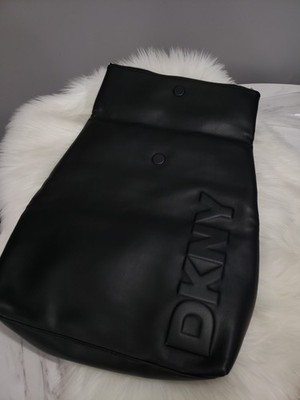 NEW - DKNY Tinsley Medium Backpack Solid Black purse bag college book bag 81uZ8gdu0RL._AC_SY200_QL15_.jpg main image 3