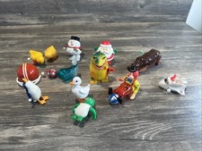 Vintage Lot of 13 Tomy Wind Up Plastic Toys - Late 70's