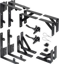 2 Sets Anti Sag Gate Kit Heavy Duty No Sag Kit Gate Corner Brace Bracket Fence