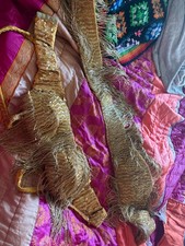 Belly Dance Gold Fringe Bra and Belt Set