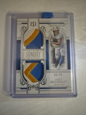 🏈 2025 National Treasures #ST-LMY Ladd McConkey Sunday Treasures Dual Patch /99
