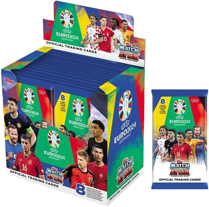 Бустер-бокс Topps Match Attax с официальной лицензией на Евро-2024 36 упаковок 432 карты 17590₽