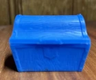 Fisher Price Little People Treasure Chest with Slot Blue Vintage Plastic SM