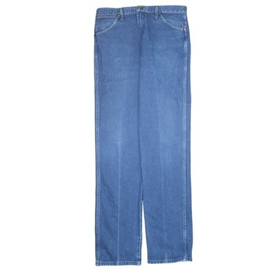 Blaue Herrenjeans UK Größe L Wrangler Regular Fit Straight