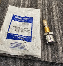 Chicago Faucets WWG628-XJKABNF: Brass Chrome Push Button Cartridge