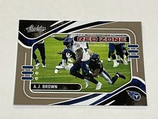 2021 Panini Absolute Football Red Zone #RZ2 - A.J. Brown - Tennessee Titans