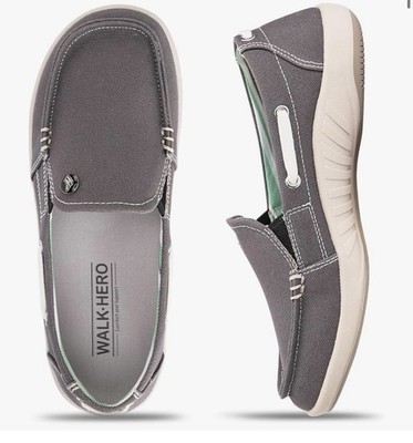 Womens Slip On Shoes Casual Boat Loafers Shoes forWomen with Arch Support .