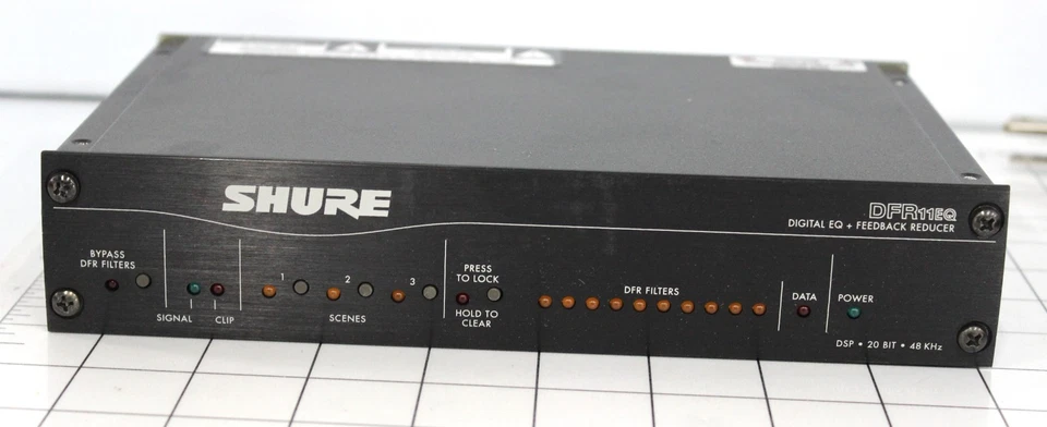 Shure DFR11EQ5, Digital EQ Feedback Reducer Limiter - Image 3 of 4