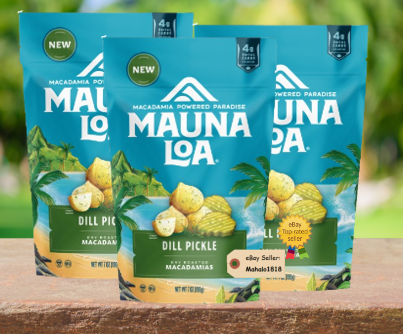 nanocare ミヤマエ Mauna Loa Macadamia Stand Up Bag 7oz: Dill Pickle