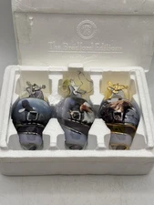 On Eagles’ Wings Three Piece Porcelain Ornament Set Bradford Editions 2001 Box2