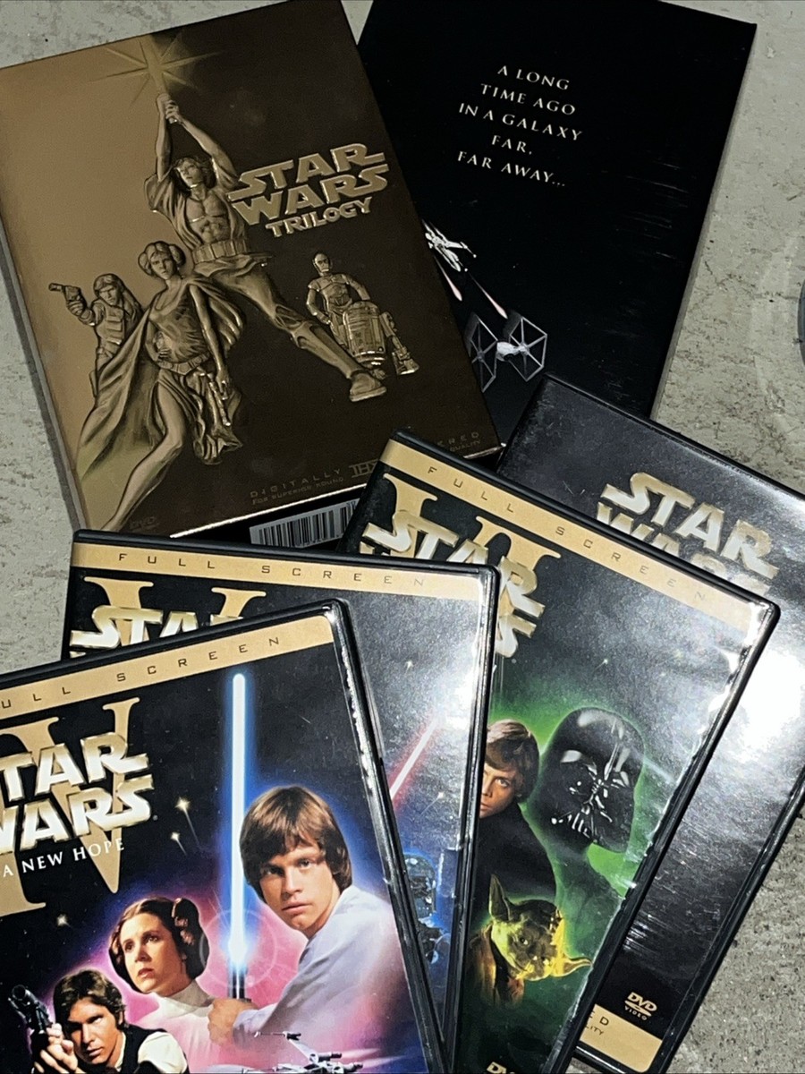 Star Wars Trilogy (DVD, 2004, 4-Disc Set, Full Screen) 24543123453