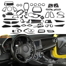 Carbon Fiber ABS Interior Exterior Decor Cover Trim Kit for Chevrolet Camaro 17+