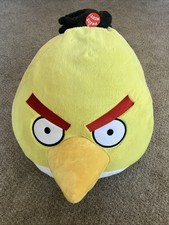 18 Jumbo Sized Angry Birds Commonwealth Chuck Plush With Push Tag Rare