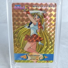 Sailor Venus Prism Carddass Amada Sailor Moon S Vintage 1993 Rare Japan No.381