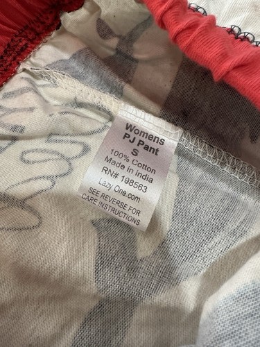 Lazy One Women's PJ Bottom Sleep Pants Small Whaley Tired NWT - Picture 2 of 4