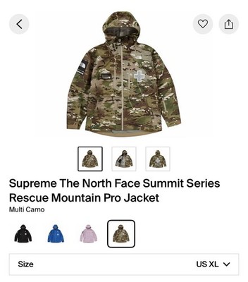 SS22 Supreme The North Face Summit SeriesRescue Mountain Pro Jacket