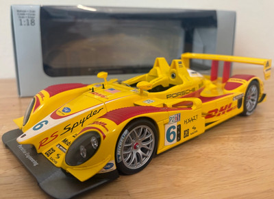 Norev ポルシェRS Spyder Team Goh 2009年ルマン24 1:18 Diecast Norev #6 Porsche RS Spyder Evo Le Mans DHL Hyatt
