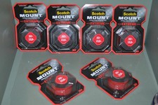  6 Scotch Extremely Strong Mounting Tape, 1-inch X 60-inches, Black, Holds 30lbs