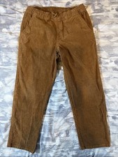 Cat  Jack Brown Corduroy Tapered Cotton Spandex Adjustable Pants Youth 10 Husky