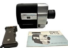 Vintage Super 8 - Super Eight Movie Camera Model 810 Black Silver Video Argus