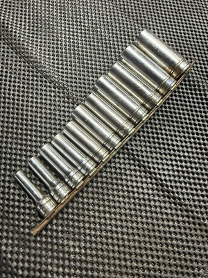 #ad Snap On Tools USA 6PT 3 8quot; Dr Deep Socket 11 Pc. Set SAE 1 4quot; 7 8quot; 211sfsy $108.50