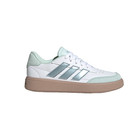 adidas Courtblock Lace Up  Youth Boys White Sneakers Casual Shoes JH8565
