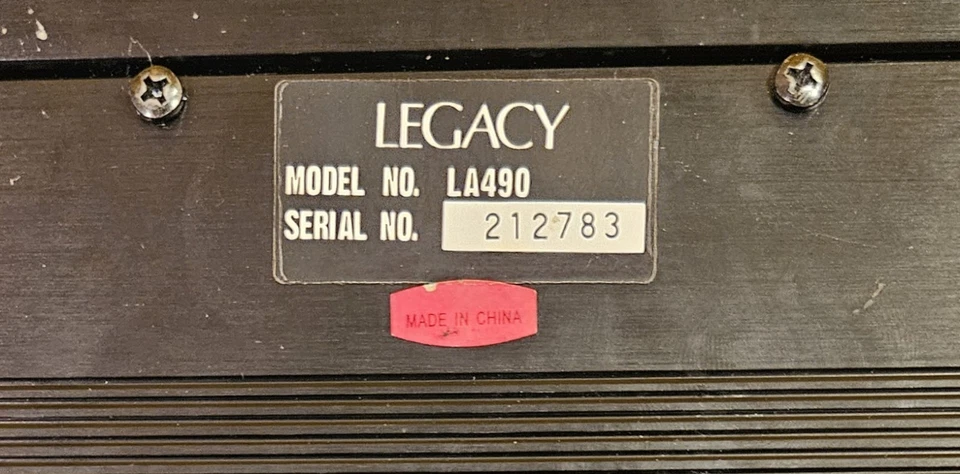 Amplificador American Legacy LA 490 4 canales Foto 4 de 4