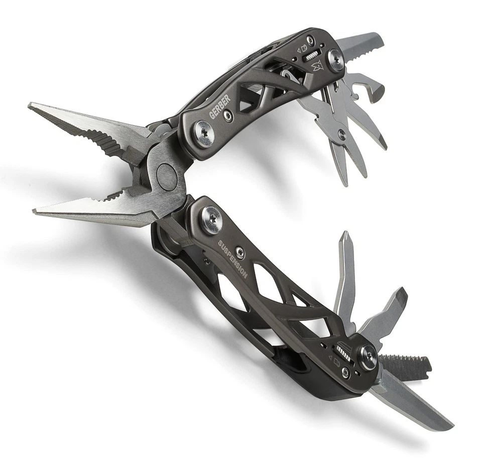 Gerber Suspension Multi Tool & Mini Fine Edge Paraframe Folding Knife Combo 3208 - Image 4 of 4