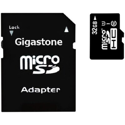 Gigastone(r) 32GB GGSTN MCR Sd PRM 2 GS-2IN1600X32GB-R Computers Tablets