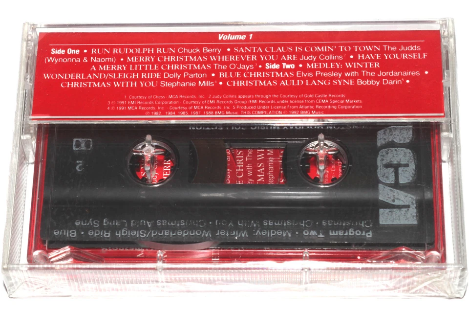 Christmas : Holiday Music 1992 Collection Vol. 1 (Cassette Tape) NEW SEALED - Image 2 of 4