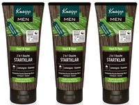 Kneipp Men 2In1 Dusche Startklar Duschgel Shower Gel Lemongras Guarana 3X 200Ml