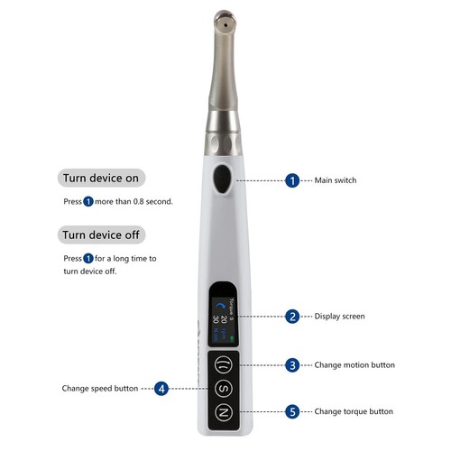 Llave dinamométrica eléctrica dental implante destornillador universal MX controladores en EE. UU. - Imagen 4 de 12