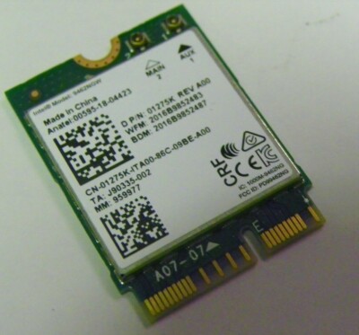 Dell 1275K Intel Dual Band Wireless-AC 9462 (9462NGW) abgn+ac Bluetooth ...