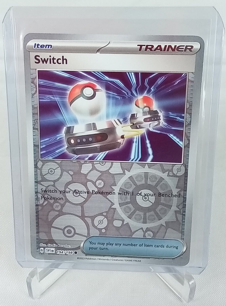 Switch 194/198 Scarlet & Violet Reverse Holo Trainer Pokémon Card