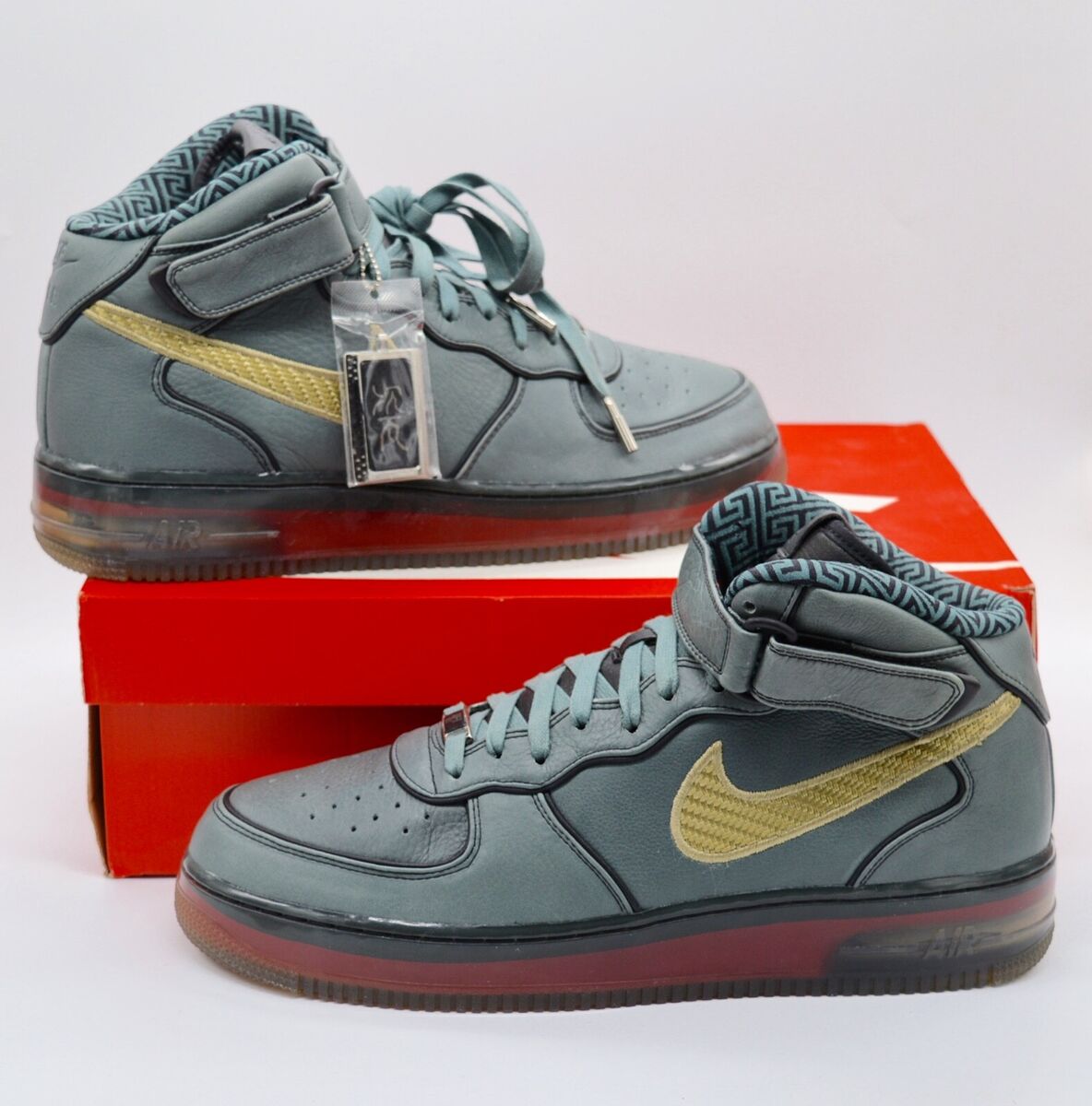 New Nike Air Force One 1 XXV Mid Supreme China 2007 World New Nike Air Force One 1 XXV Mid Supreme China 2007 World