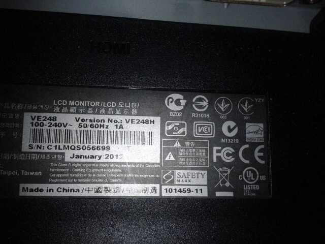 ASUS VS248H 24" Monitor FullHD - Bild 2 von 4