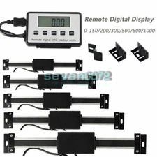 DRO Digital Readout Linear Scale Magnet Remote LCD Display CNC Milling Lathe