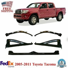 Front Bumper Outer + Centre + Stay Brackets For 2005-2011 Toyota Tacoma