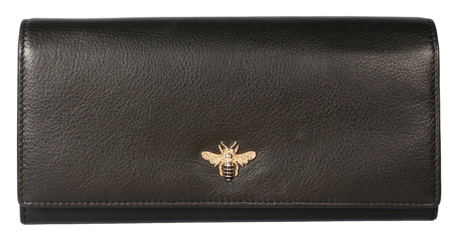 Mala Leather Matinee Purse Black bumble bee RFID MASON collection BEES 3472 27