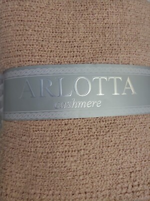 Arlotta Cashmere Felice Boucle THROW One Size Blush Pink