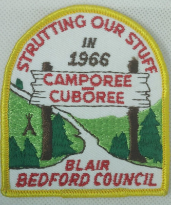 BSA STRUTTING OUR STUFF IN 1966   CAMPOREE/CUBOREE  BLAIR BEDFORD COUNCIL
