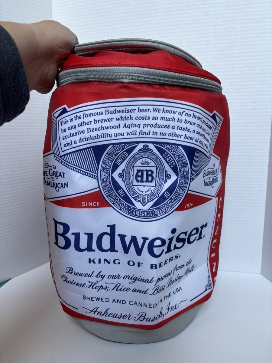 Budweiser Soft Can Shaped Bluetooth Speaker Cooler Bag Backpack